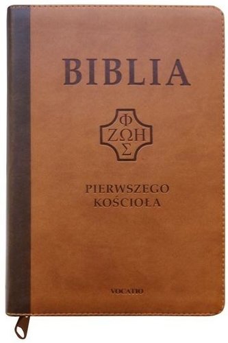 Biblia pierwszego Kościoła z paginat. ciemnybrąz