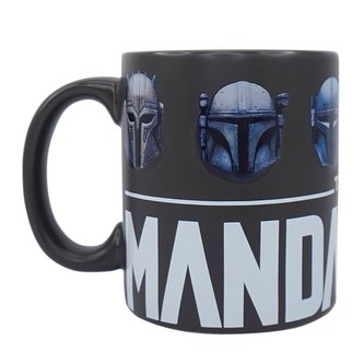Keramický hrnek Star Wars|Hvězdné války - The Mandalorian: Helmy (objem 400 ml)