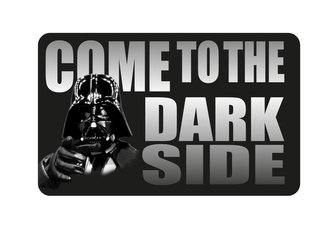 Kobereček Star Wars|Hvězdné války: Come To The Dark Side (80 x 50 cm) polyester