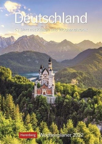 Deutschland 2022. Wochenplaner