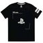 Pánské tričko Playstation: Black & White (S) černé bavlna