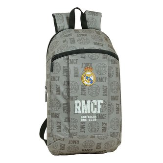 Batoh FC Real Madrid: vzor 42008 (objem 8,5 litrů|22 x 39 x 10 cm) šedý polyester