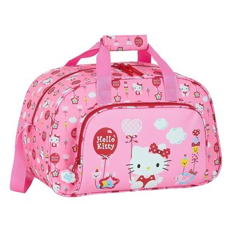 Sportovní taška Hello Kitty: Balloon vzor 12016 (22 litrů|40 x 23 x 24 cm) růžový polyester