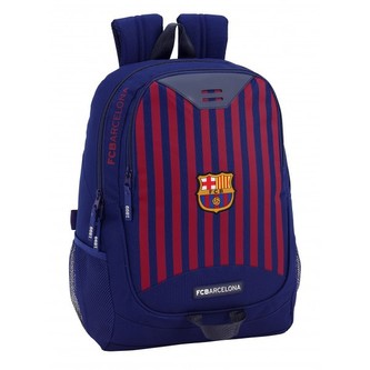 Školní batoh FC Barcelona: vzor 11829 (objem 22,5 litrů - 44 x 32 x 16 cm) modrý polyester