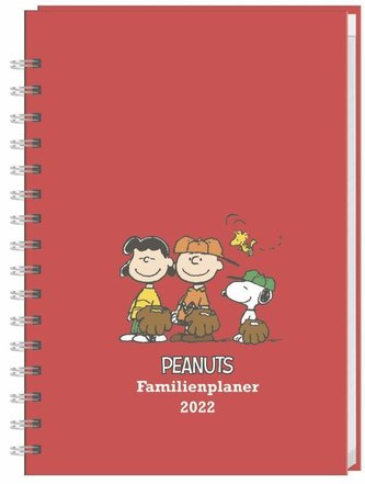 Peanuts Familienplaner Buch A5 - Kalender 2022