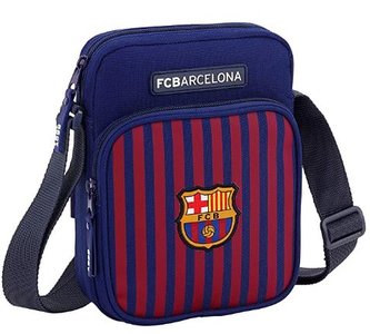 Malá taška na rameno FC Barcelona: vzor 11829 sezóna 2020 (16 x 22 x 6 cm) modrý polyester