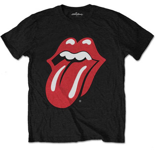 Pánské tričko The Rolling Stones: Classic Tongue (3XL) černá bavlna