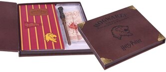Dárkový set Harry Potter: Erb Bradavic - Hogwarts A5 blok - propiska - mapa (25 x 23 x 3 cm)