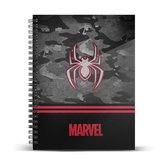 Blok A4 Marvel Comics: Spiderman Dark (21 x 29,7 cm) 120 listů