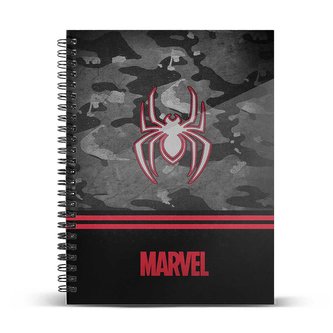 Blok A4 Marvel Comics: Spiderman Dark (21 x 29,7 cm) 120 listů