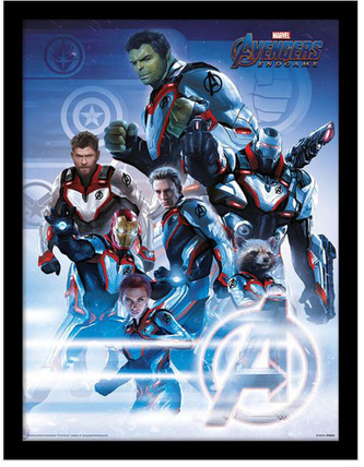 Plakát v rámu Marvel|Avengers Endgame: Quantum Realm Suits (30 x 40 cm)