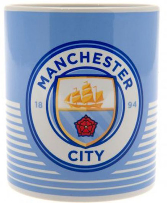 Keramický hrnek FC Manchester City: vzor LN znak (objem 320 ml)