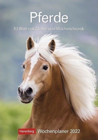 Pferde 2022 Wochenplaner