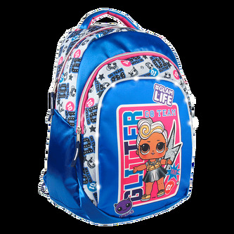 Školní batoh LED světýlkami LOL Surprise: Glitter (objem 35 litrů|31 x 47 x 24 cm)