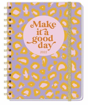 Leopard Spiral-Kalenderbuch A5 Kalender 2022