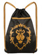 Batoh pytlík gym bag World Of Warcraft: Alliance Gold Logo (36 x 48 cm)
