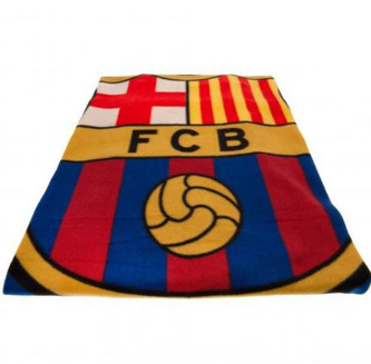 Fleece deka FC Barcelona: Znak (125 x 150 cm)