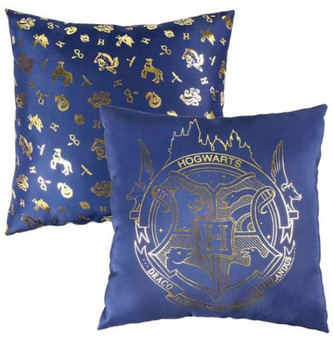Polštář Harry Potter: Erb Bradavic - Hogwarts (30 x 30 cm)