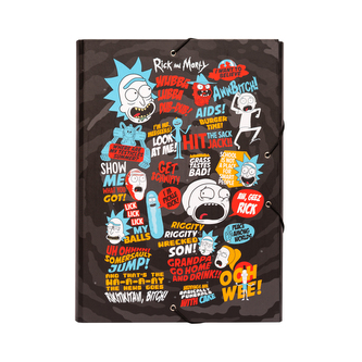 Složka s 3 klopy Rick and Morty: Wubba Lubba (26 x 34 x 2 cm)