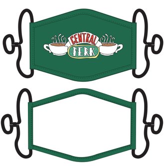 Ochranná rouška na ústa Friends: Central Perk (universální) zelená