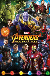 Plakát Avengers Infinity War: Characters (61 x 91,5 cm)