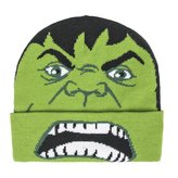 Dětská zimní čepice Marvel|Avengers: Hulk (univerzální) černý zelený akryl