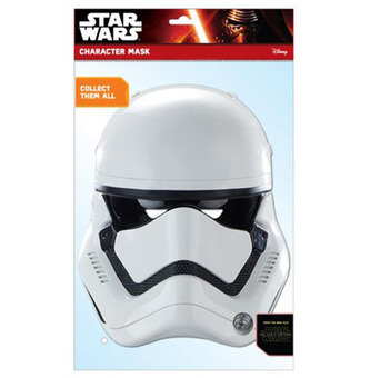 Papírová maska na tvář Star Wars|Hvězdné Války: StormTrooper (22 x 36 cm)