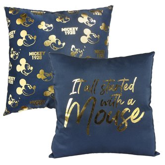 Polštář Disney: Mickey Mouse (40 x 40 cm) modrý polyester