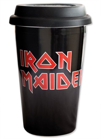 Keramický cestovní hrnek Iron Maden: Logo (objem 300 ml)