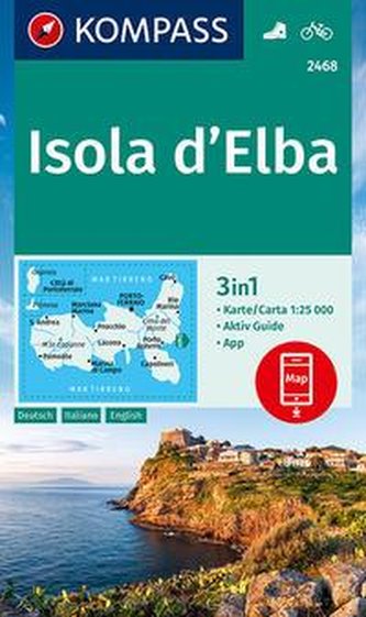 KOMPASS Wanderkarte Isola d' Elba 1:25 000