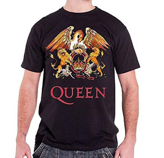 Pánské tričko Queen: Logo (L) černé