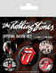 Placky The Rolling Stones: Classic set 5 kusů (2,5 cm|3,8 cm)