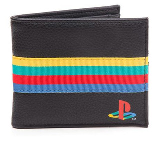 Peněženka Playstation: Logo s pruhy (12 x 10 cm)