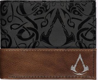 Peněženka Assassin's Creed Valhalla: Bifold (11 x 9 cm) černý polyuretan