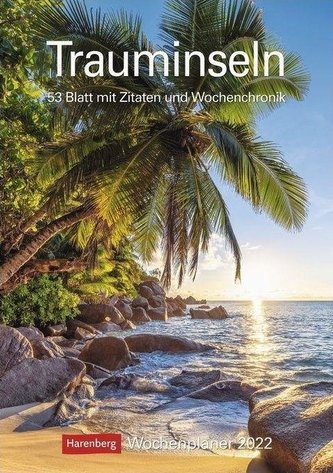 Trauminseln 2022 Wochenplaner