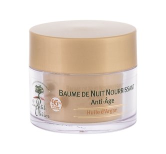 Le Petit Olivier Argan Oil Noční pleťový krém Nourishing Night Balm 50 ml Anti-Aging pro ženy