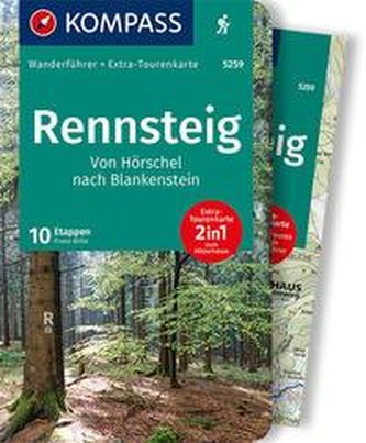 KOMPASS Wanderführer Rennsteig