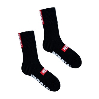 Ponožky 3/4 Socks Extra Mile Black - NEBBIA - Velikost 43 - 46