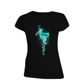 Dámské tričko Harry Potter: Always Mist (S) černé bavlna