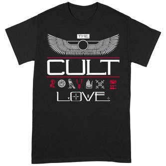 Pánské tričko The Cult: Love (XL) černá bavlna