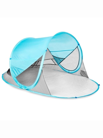 Spokey - Stratus samorozkládací plážový stan UV 40 - limetkový