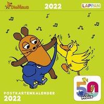 Der Kalender mit der Maus - Postkartenkalender 2022