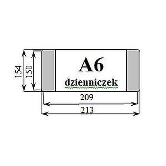 Okładka dzienniczek A6 (25szt) D&D;