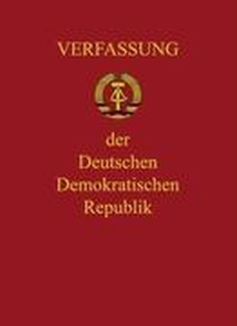 Verfassung der DDR.