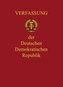 Verfassung der DDR.
