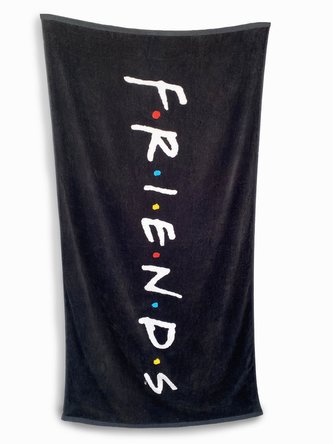 Osuška - ručník Friends|Přátelé: Logo (75 x 150 cm)
