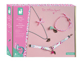 Janod Atelier Sada na výrobu šperků se šperkovničkou Stuhy 6+
