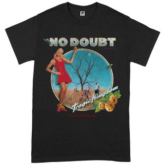 Pánské tričko No Doubt: Tragic Kingdom Cover (XL) černá bavlna