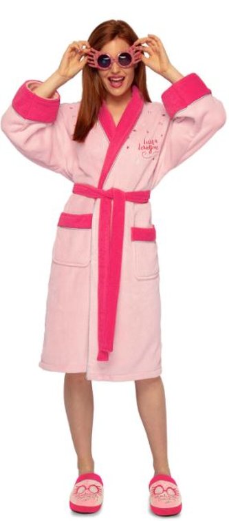 Dámský župan Harry Potter: Čarodějka z Bradavic - Lenka Láskorádová (univerzální) růžový