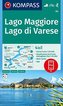KOMPASS Wanderkarte Lago Maggiore, Lago di Varese 1:50 000